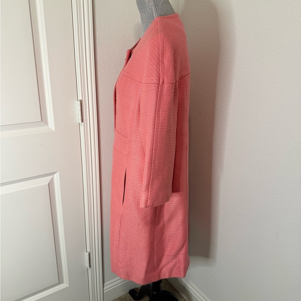 Vintage Mark Zunino Pink Women's Overcoat | L - Picture 4 of 15